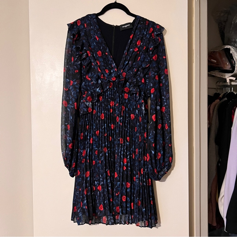 The Kooples Floral Pleated Dress, 1